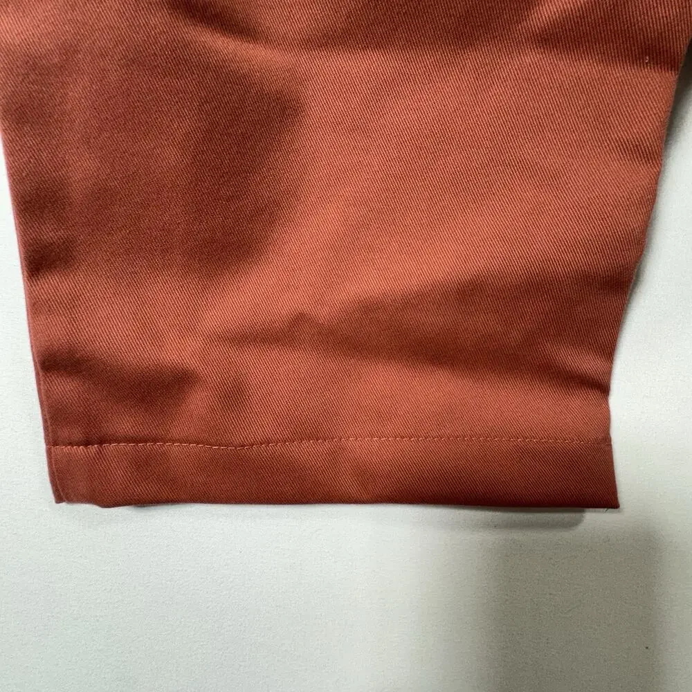Charles Tyrwhitt Rust Chinos 32x32 Hemmed 29 Slim Fit Non Iron Pants NEW NWT - Picture 9 of 9